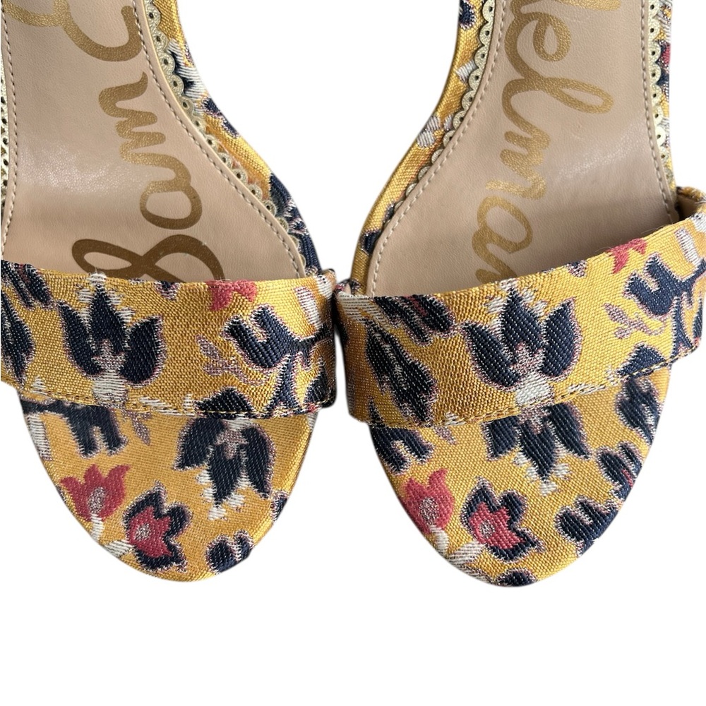 Gorgeous Sam Edelman Yaro Floral Heels Women’s Size 6.5 M - Picture 7 of 12